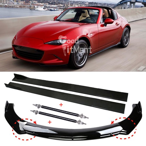 Gloss front bumper - gloss, lip