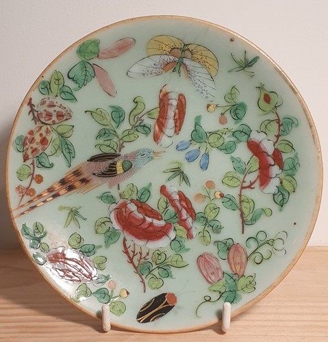 Chinese celedon glazed shallow - chinese,