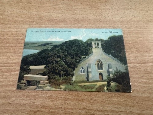 Postcard heysham church from - postcard,