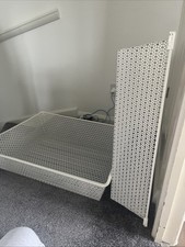 Ikea Basket White Metal Mesh Basket 70x53cm