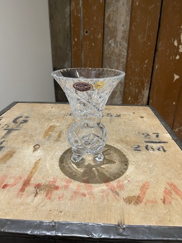 Bohemia crystal vase vintage - bohemia,