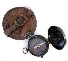 Pocket brass watch military - watch,
