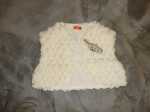 Cream faux fur - fur, short