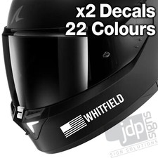 x2 PERSONALISED USA FLAG