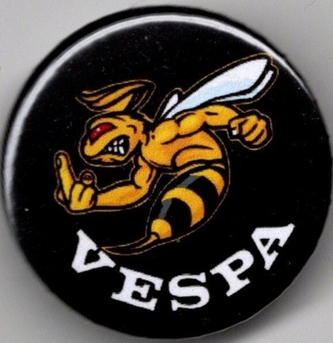 Vespa pin button badge - button,