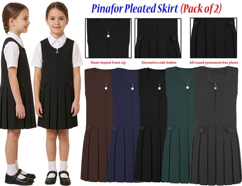 Girls school pinafore - pinafore, dress