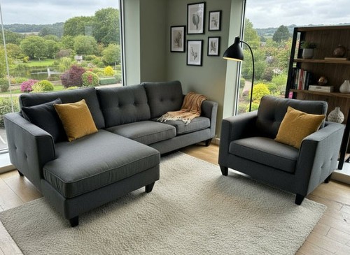 Liam display grey fabric - liam, ex-display