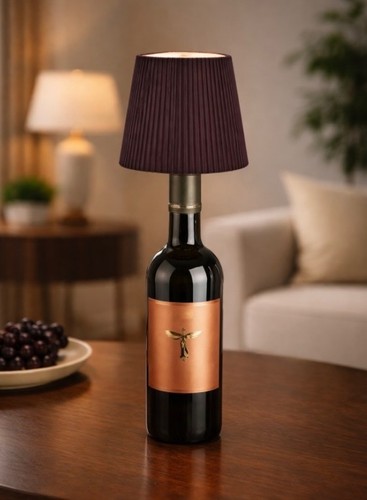 Led wine bottle - wine, lamp