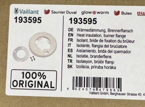 Vaillant insulation part no - insulation,
