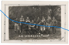 Inter War Royal Norfolk Regiment on digging fatigue Aldershot photographer