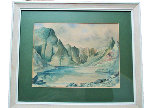 Snowdonia painting wales - snowdonia,