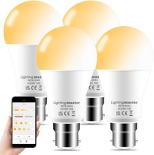 Lighting master Alexa Light Bulbs 12W, Bluetooth Smart Bulb Warm White
