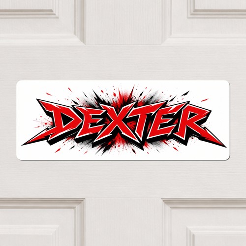 Personalised red graffiti teen - personalised,