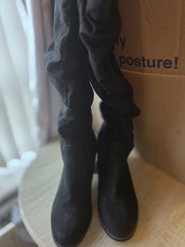 Evans knee high boots black - knee,