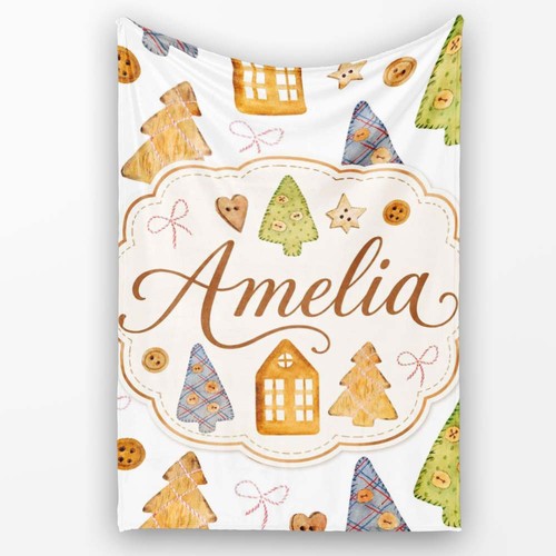 Soft fleece blanket rustic - blanket,
