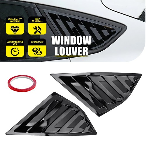 Rear window quarter louver - rear,
