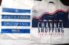 TWO Vintage Duty Free carrier