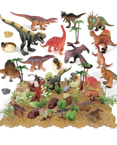 Dinosaur toys plastic - dinosaur, action