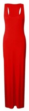 Womens Racer Maxi Dress Ladies