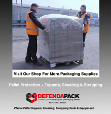 Plastic Pallet Top Sheets Covers LARGE Clear Polythene 1800 x 1800mm 18mu