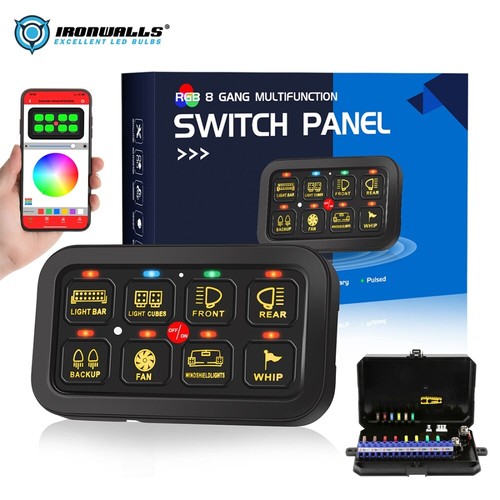 Rgb gang switch - gang, led