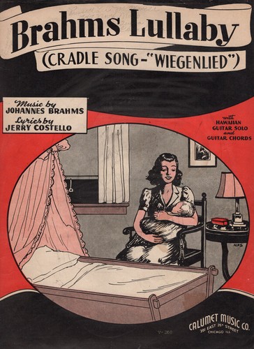 Brahms lullaby cradle song - brahms,