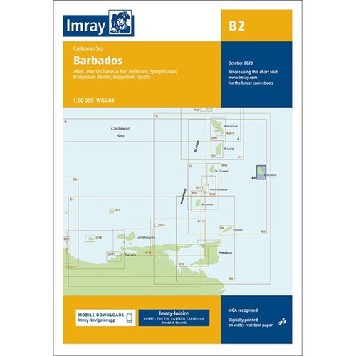 Imray chart barbados - b2:, |