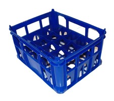 Plastic Milk Bottle Crate - Holds 20 Traditional Bottles