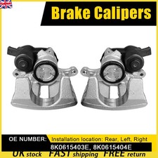 2x Rear Brake Caliper 300mm for Audi A5 Sportback 8T B8 - 8K0615403E,8K0615404E