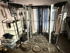 BODYCRAFT JONES POWER RACK + BODYMAX CF800 LEG PRESS / HACK SQUAT + MISC WEIGHTS