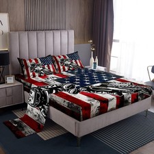 American Flag Sheets Dirty