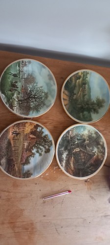 Edwardian fine china plates - 4,