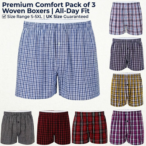 Pack mens woven boxer - pack,