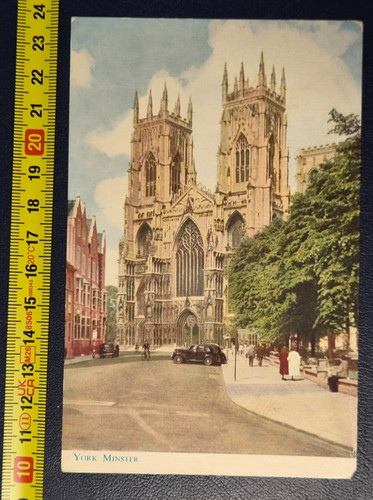 Vintage postcard york - postcard,