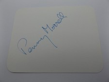 4.5" x 3.5" WHITE CARD SIGNED