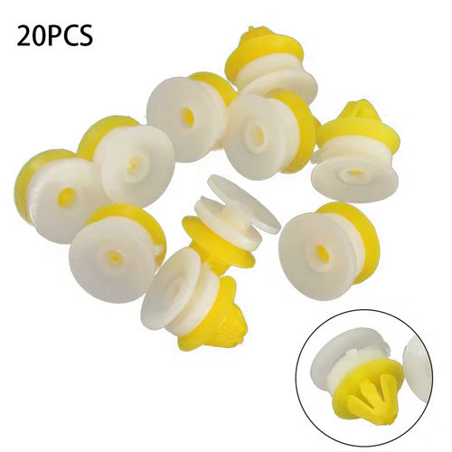 20x yellow white - white, plastic
