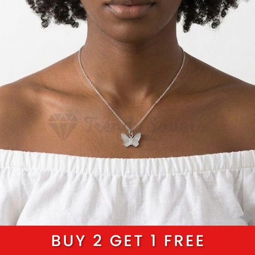 925 sterling silver butterfly - silver,