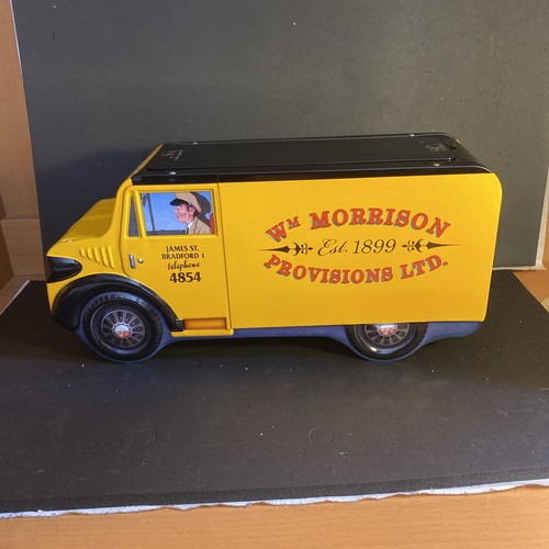 Morrison biscuit tin empty - w,