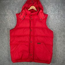 Vintage Ralph Lauren Jacket Mens XLB Big Red Gilet Puffer Down Fill Oversized