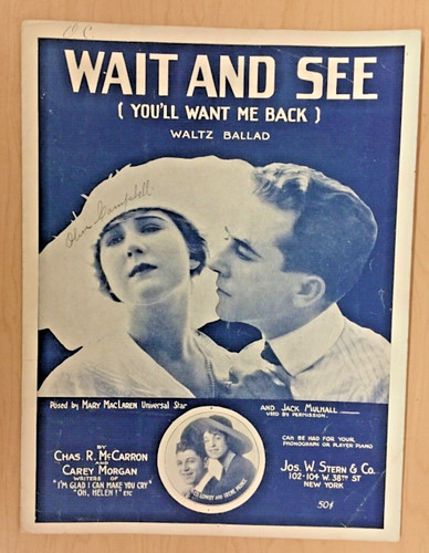 Vintage sheet music 1919 - vintage,