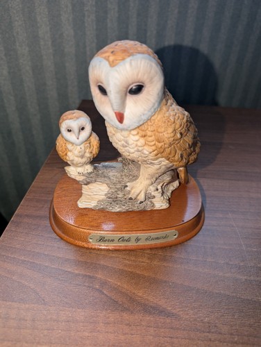 Porcelain barn owl leonardo - porcelain,