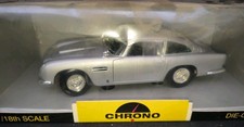 CHRONO Aston Martin DB5 1963 Bond Silver Model 1/18 Scale Diecast see pics Vgc 