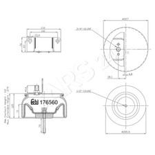 FEBI Air Suspension Spring