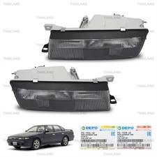 Pair Front Head Light Assembly