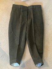 Women’s Moleskin Shooting Breeks Dark Olive Size 14 Brand New Unworn