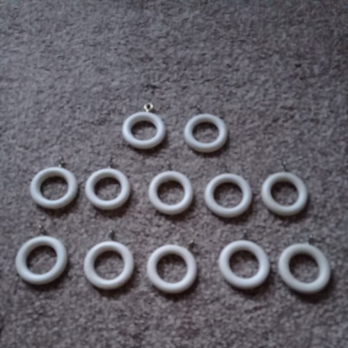 Wooden curtain rings for - curtain,