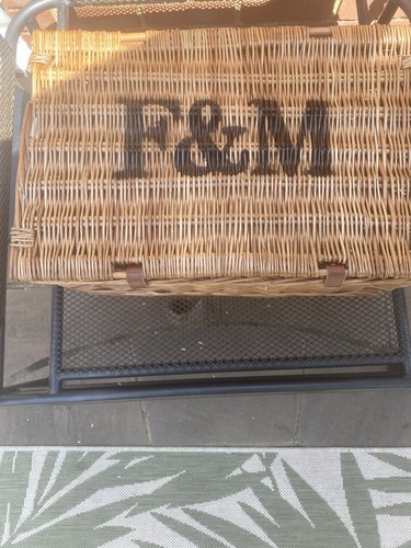 Fortnum mason wicker basket - &,