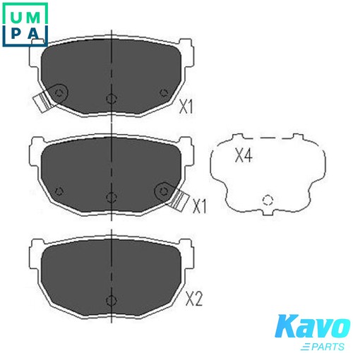 Brake pad set disc - brake,