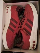 Adidas x Barbour Columbia UK9/US9.5/BURGUNDY 2014 Pre-owned Original Box Vgc