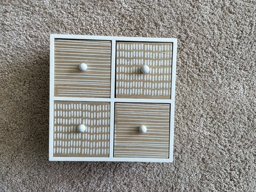 Boho style wooden mini desktop - style,